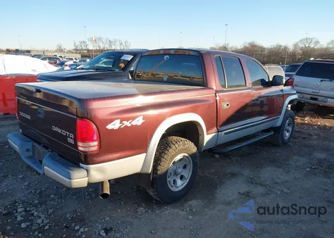 2004 Dodge Dakota Slt z USA, uszkodzony, nr VIN 1D7HG48N04S688815